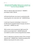CRCR EXAM MULTIPLE CHOICE&comma; CRCR Exam Prep&comma; Certified Revenue Cycle Representative - CRCR &lpar;2026 &vert; 2027&rpar; Questions and Answers with 100&percnt; Correct Solutions UPDATED&excl;&excl;&excl;