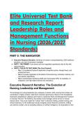 2026&sol;2027 Ultimate Test Bank for Leadership Roles and Management Functions in Nursing &lpar;10th & 11th Edition&rpar; by Marquis & Huston