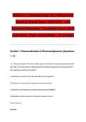 NUR2474 Pharmacology for Professional Nursing Actual Exam 2026&sol;2027 with Detailed Rationales &vert; Complete Exam-Style Questions &vert; Pass Guaranteed &ndash; A&plus; Graded