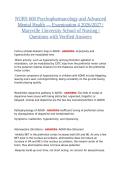 NURS 660 PSYCHOPHARMACOLOGY AND ADVANCED MENTAL HEALTH &mdash; EXAMINATION 4 2026&ndash;2027 &vert; MARYVILLE UNIVERSITY SCHOOL OF NURSING &vert; VERIFIED QUESTIONS AND ANSWERS