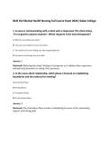 NUR 252 Mental Health Nursing Full Course Exam 2026 &vert;Galen College