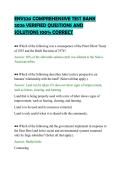 ENV320 COMPREHENSIVE TEST BANK 2026 VERIFIED QUESTIONS AND SOLUTIONS 100&percnt; CORRECT
