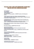 TCU A&P II TEST 3 &lpar;WALLACE&rpar; RESPIRATORY SYSTEM ONLY NEW SET WITH 100&percnt; VERIFIED SOLUTIONS&excl;&excl;