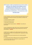 VATI GREEN LIGHT COMPREHENSIVE FORMS A&comma; B&comma; C &sol; VIRTUAL ATI PREDICTOR &ndash; NCLEX READINESS & PROGRAM PROGRESSION ASSESSMENT &vert; 2026&sol;2027 &vert; 75 QUESTIONS &vert; VERIFIED Q&A