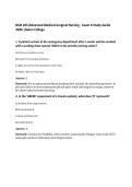 NUR 265 Advanced Medical-Surgical Nursing - Exam 6 Study Guide 2026 &vert;Galen College