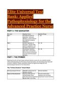 Elite Applied Pathophysiology for the Advanced Practice Nurse Test Bank &vert; Includes 2026&sol;2027 Clinical Guidelines & Mentor's Cheat Sheet