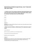 NUR 265 Advanced Medical-Surgical Nursing - Exam 7 Study Guide 2026 &vert;Galen College