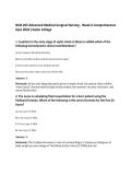 NUR 265 Advanced Medical-Surgical Nursing - Week 6 Comprehensive Quiz 2026 &vert;Galen College