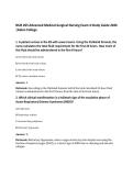 NUR 265 Advanced Medical-Surgical Nursing Exam 4 Study Guide 2026 &vert;Galen College