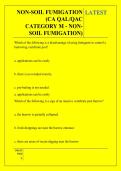 NON-SOIL FUMIGATION  &lpar;CA QAL&sol;QAC  CATEGORY M - NON SOIL FUMIGATION&rpar;  QUESTIONS AND ANSWERS 2026 - 2027