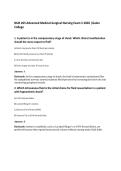 NUR 265 Advanced Medical-Surgical Nursing Exam 5 2026 &vert;Galen College