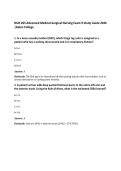 NUR 265 Advanced Medical-Surgical Nursing Exam 9 Study Guide 2026 &vert;Galen College