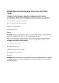 NUR 265 Advanced Medical-Surgical Nursing Exam 2026 &vert;Galen College