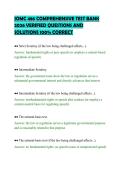 JOMC 486 COMPREHENSIVE TEST BANK 2026 VERIFIED QUESTIONS AND SOLUTIONS 100&percnt; CORRECT
