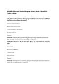 NUR 265 Advanced Medical-Surgical Nursing Week 2 Quiz 2026 &vert;Galen College
