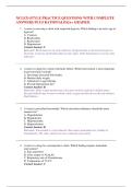 NCLEX-STYLE PRACTICE QUESTIONS WITH COMPLETE ANSWERS PLUS RATIONALES&vert;A&plus; GRADED&period;