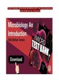 TEST BANK FOR MICROBIOLOGY An Introduction  13th Edition by Tortora 