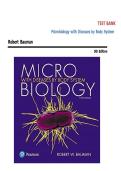 Test Bank for Microbiology with Diseases by Body System 5th Edition&comma; Bauman complete newest solution 