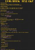 Test 1 CEM1000W- Summary