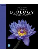 Test Bank &ndash; Campbell Biology 12th Edition by Urry &vert; Exam Questions & Solutions