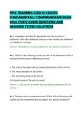 EPIC TRAINING COG170 COGITO FUNDAMENTALS COMPREHENSIVE EXAM 2026 STUDY GUIDE QUESTIONS AND ANSWERS TESTED SOLUTIONS