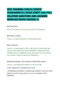 EPIC TRAINING COG170 COGITO FUNDAMENTALS EXAM SCRIPT 2026 FULL SOLUTION QUESTIONS AND ANSWERS BUNDLED EXAMS GRADED A&plus;