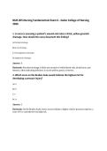 NUR 205 Nursing Fundamentals Exam 6 - Galen College of Nursing 2026