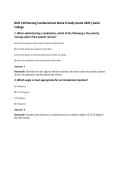 NUR 210 Nursing Fundamentals Week 8 Study Guide 2026 &vert;Galen College