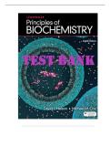 Test Bank &ndash; Lehninger Principles of Biochemistry 8th Edition by David L&period; Nelson & Michael M&period; Cox &vert; Exam Questions & Solutions
