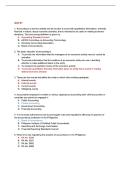 Quiz Bank &ndash; Conceptual Framework and Accounting Standards &lpar;CFAS&rpar; Quiz 1&ndash;5 &vert; Exam Questions & Solutions