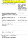 STRUCTURAL &lpar;PPD&sol;PDD&rpar; Exam with all Correct & 100&percnt; Verified Answers &vert;Latest Version &vert;Already Graded A&plus;