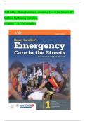 Emergency Care in the Streets 8th Edition Nancy Caroline Comprehensive Test Bank Practice Questions and Answers