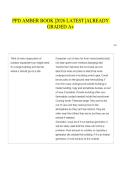 PPD AMBER BOOK &vert;2026 LATEST &vert;ALREADY GRADED A&plus;