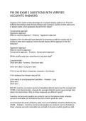 FIN 390 EXAM 3 QUESTIONS WITH VERIFIED ACCURATE ANSWERS