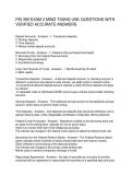 FIN 390 EXAM 2 MING TSANG UWL QUESTIONS WITH VERIFIED ACCURATE ANSWERS