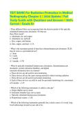 TEST BANK For Radiation Protection in Medical Radiography Chapter 5 &vert; 2026 Update &vert; Full Study Guide with Questions and Answers &vert; 100&percnt; Correct &vert; Grade A&plus;TEST BANK For Radiation Protection in Medical Radiography Chapter 5 &vert; 2026 Update &vert; Full Study Guide w