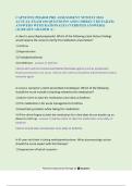 CAPSTONE PHARM PRE ASSESSMENT NEWEST 2024-2025 ACTUAL EXAM 100 QUESTIONS AND CORRECT DETAILED ANSWERS WITH RATIONALES 