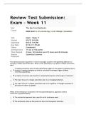 Review Test &ndash; NRNP-6645 Psychotherapy With Multiple Modalities &vert; Week 11 Exam Submission Study Guide & Practice Questions