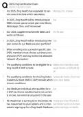Zing Certification &sol; Score 100&percnt; &sol; 2025 Update &sol; Exam Study Guide