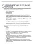 Study Guide &ndash; ATI Med-Surg Retake Exam Guide &lpar;Latest 2020&rpar; &vert; Exam Review & Practice Questions