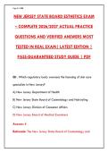 NJ State Board Esthetics Exam 2026 &vert; 200 Practice Questions&comma; Answers & Rationales &vert; Pass NJ Skin Care Specialist License First Try