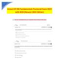 ATI RN FUNDAMENTALS PROCTORED EXAM&sol;&vert;2025&vert; complete exam test questions and verified answers &lpar;MULTIPLE CHOICES&rpar; AND RATIONALES&vert;GET IT