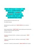 Chem 103 Exam 1 review - UW Madison QUESTIONS AND VERIFIED CORRECT ANSWERS GRADED A&plus; -LATEST 2026-2027- 100- GUARANTEED PASS&period;docx