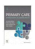 TEST BANK FOR Buttaro&colon; Primary Care&colon; A Collaborative Practice&sol; Interprofessional Collaborative Practice 6TH EDITION &lpar;All Chapters 1- 228&rpar; Questions And Answers in 260 Pages&period;