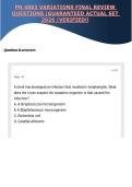 PN 4003 VARIATIONS FINAL REVIEW QUESTIONS &vert;GUARANTEED ACTUAL SET 2026 &vert;VERIFIED&excl;&excl; 