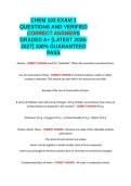 CHEM 103 EXAM 1 QUESTIONS AND VERIFIED CORRECT ANSWERS GRADED A&plus; -LATEST 2026-2027- 100- GUARANTEED PASS&period;docx