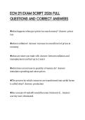 ECN 211 EXAM SCRIPT 2026 FULL  QUESTIONS AND CORRECT ANSWERS 