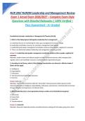 Hesi Nur 204 &sol;Nur 204 Leadership And Management Hesi Final Exam Newest 2025 Complete 100 Questions And Correct Answers &lpar;Verified Answers&rpar; &vert;Already Graded A&plus;