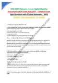 WGU C202&colon; Final Exam &lpar;Latest 2025&sol;2026&rpar; Managing Human Capital Exam 