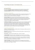 Samenvatting&colon; Kennisclips  - Psychologie de basis 3